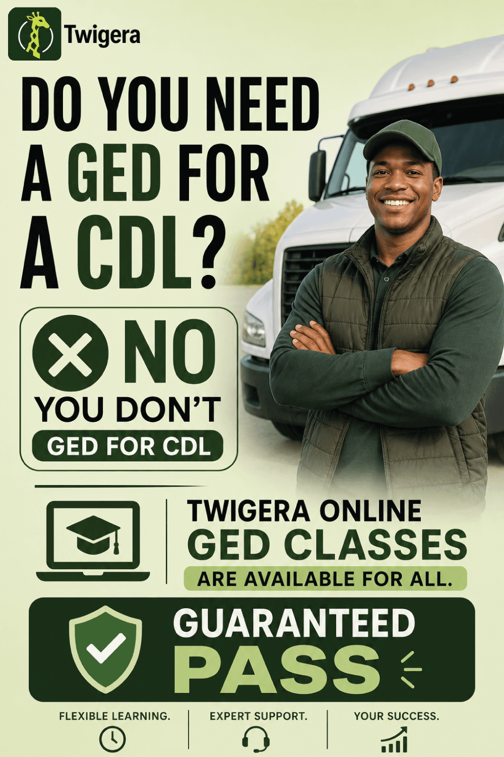 Pin: Do You Need a GED for a CDL? Federal Rule + Reality